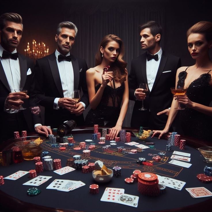 Smartphone showing card games slot game running in a mobile browser